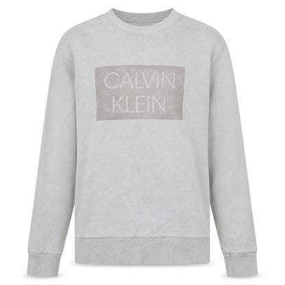 Mens UK Size M Calvin Klein Beige Pullover Sweatshirt