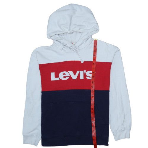Mens UK Size S Levi's Multicoloured Pullover Hoodie