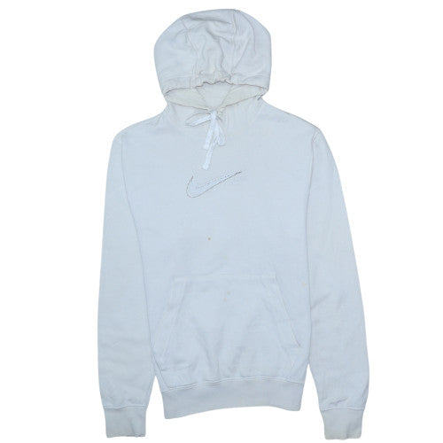 Mens UK Size XS Nike White Pullover Hoodie