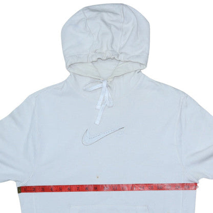 Mens UK Size XS Nike White Pullover Hoodie