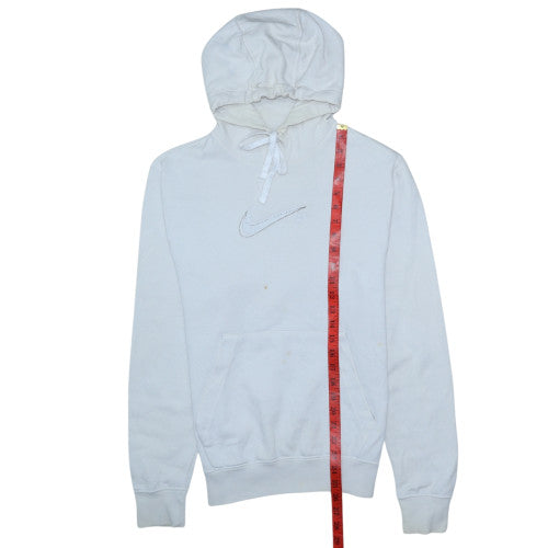 Mens UK Size XS Nike White Pullover Hoodie