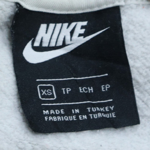 Mens UK Size XS Nike White Pullover Hoodie