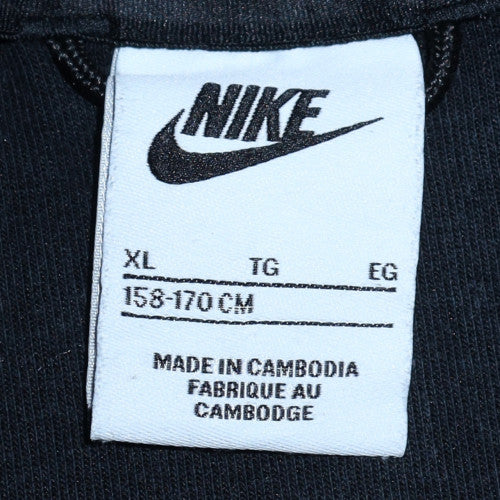 Boys UK Size XL Nike Black Full Zip Hoodie