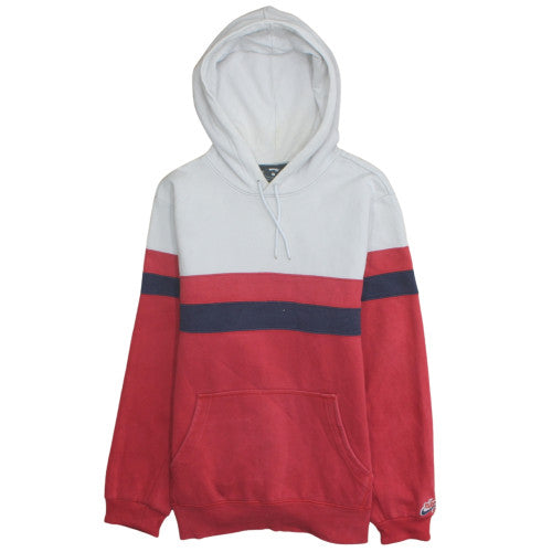 Mens UK Size L Nike Red Pullover Hoodie