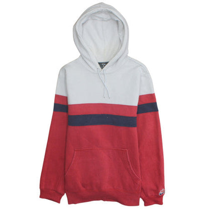 Mens UK Size L Nike Red Pullover Hoodie