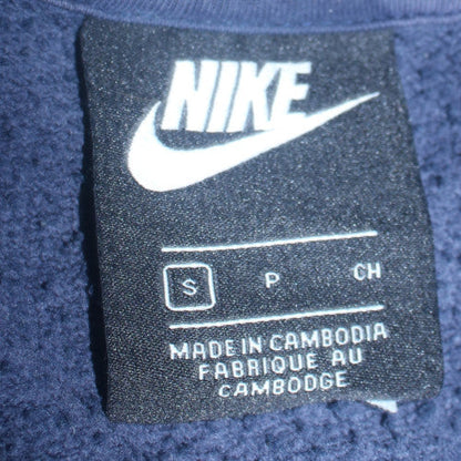 Mens UK Size S Nike Blue Pullover Hoodie