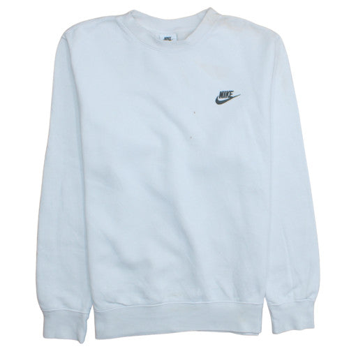 Mens UK Size S Nike White Pullover Sweatshirt