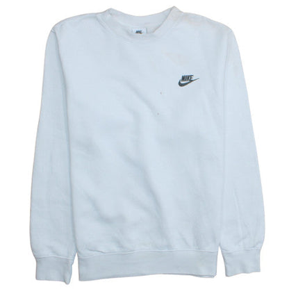 Mens UK Size S Nike White Pullover Sweatshirt