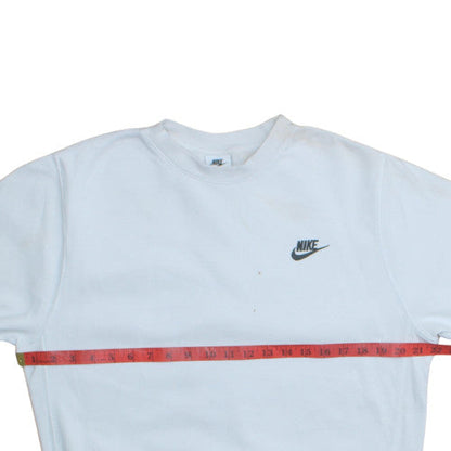 Mens UK Size S Nike White Pullover Sweatshirt