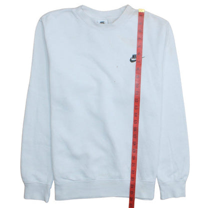 Mens UK Size S Nike White Pullover Sweatshirt