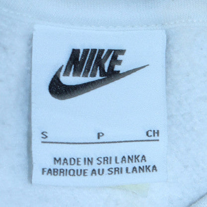 Mens UK Size S Nike White Pullover Sweatshirt