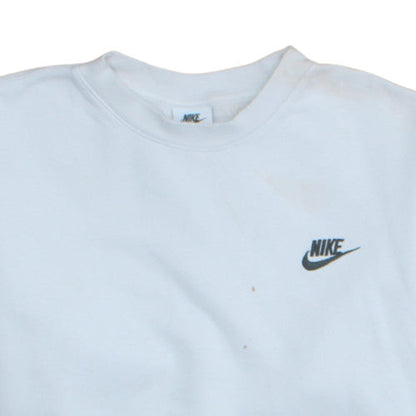 Mens UK Size S Nike White Pullover Sweatshirt