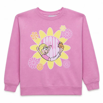 Disney Lizzie McGuire Pink Graphic Sweatshirt Girls S Pullover