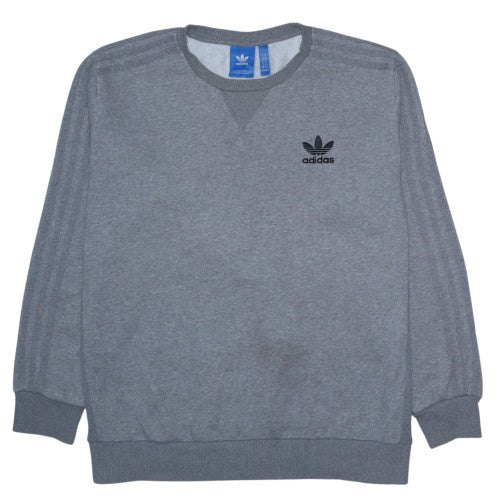 Mens UK Size XL adidas Grey Pullover Sweatshirt
