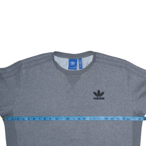 Mens UK Size XL adidas Grey Pullover Sweatshirt