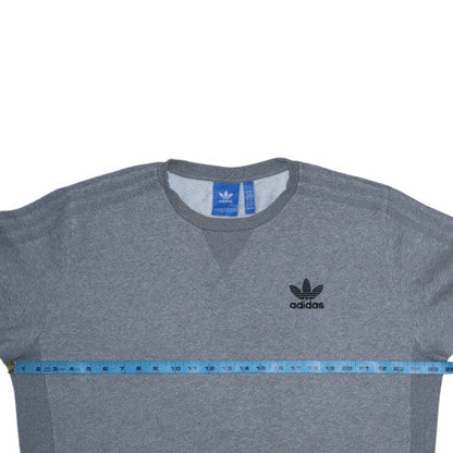 Mens UK Size XL adidas Grey Pullover Sweatshirt
