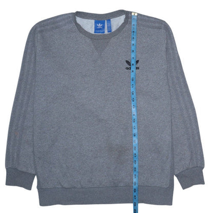 Mens UK Size XL adidas Grey Pullover Sweatshirt