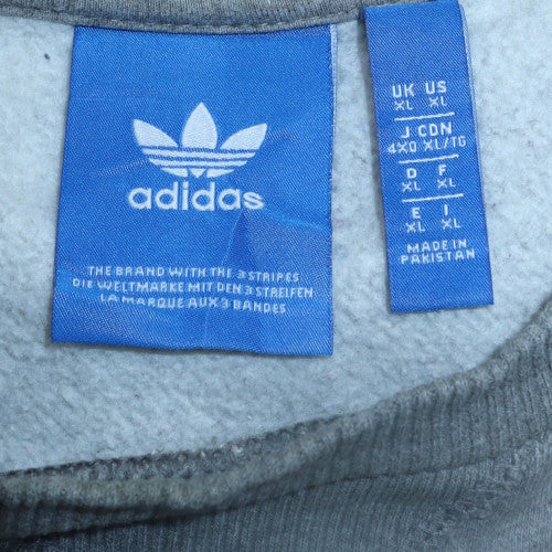Mens UK Size XL adidas Grey Pullover Sweatshirt