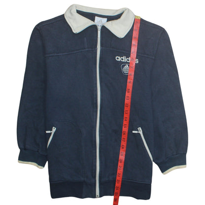 Mens UK Size S adidas Blue Full Zip Sweatshirt