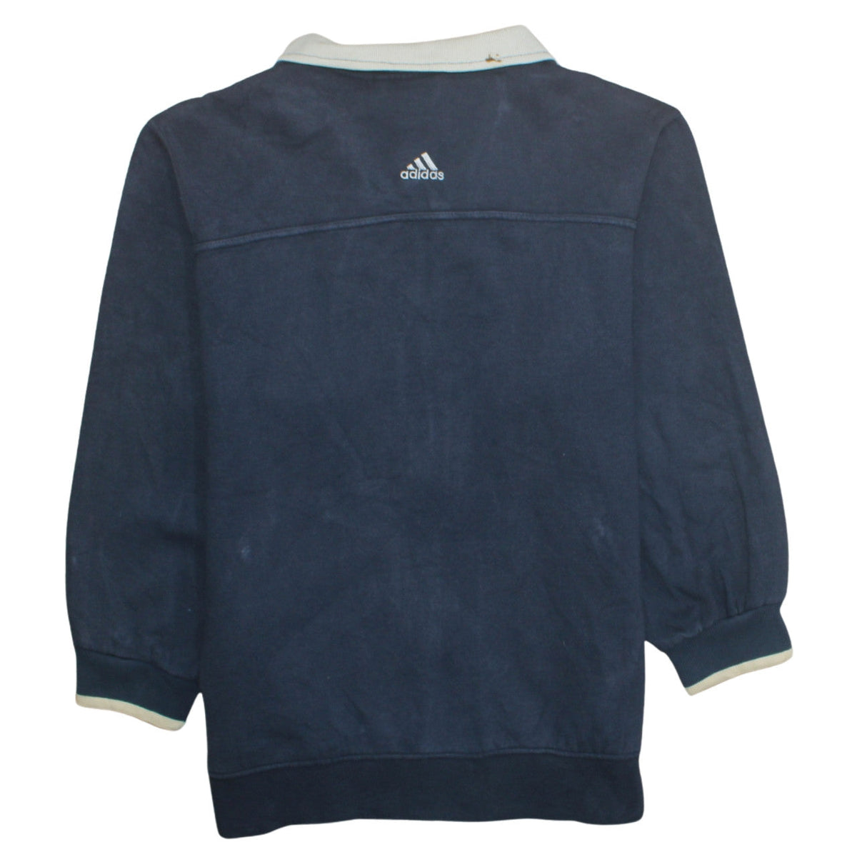 Mens UK Size S adidas Blue Full Zip Sweatshirt