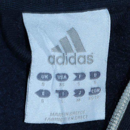 Mens UK Size S adidas Blue Full Zip Sweatshirt