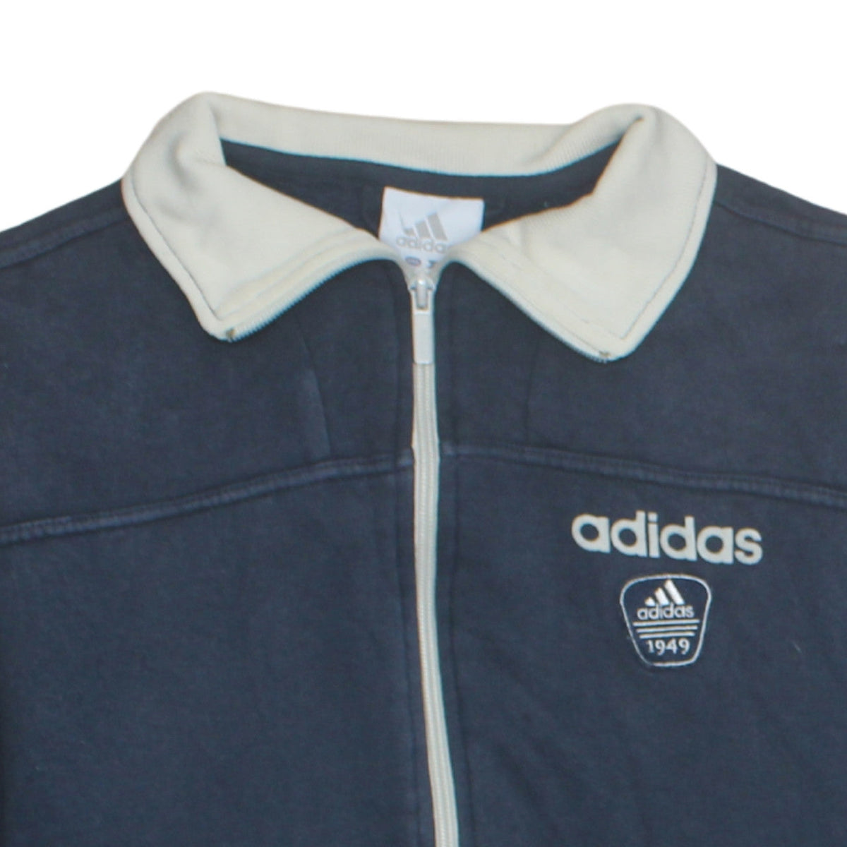 Mens UK Size S adidas Blue Full Zip Sweatshirt