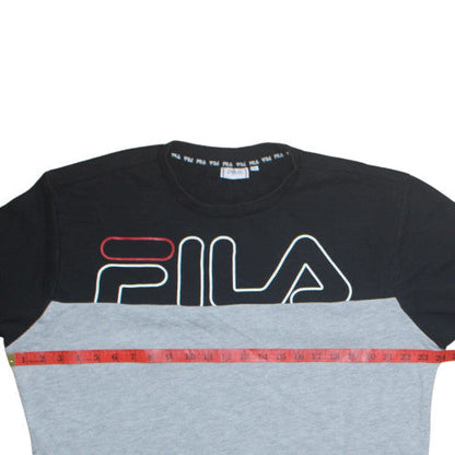 Mens UK Size L FILA Grey Pullover Sweatshirt