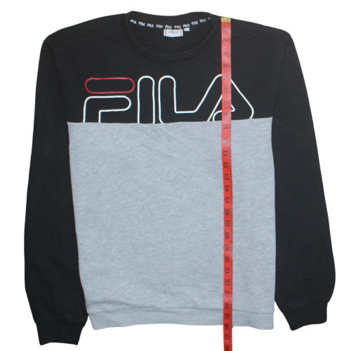 Mens UK Size L FILA Grey Pullover Sweatshirt