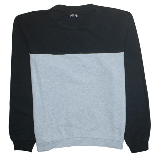 Mens UK Size L FILA Grey Pullover Sweatshirt