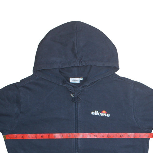 Mens UK Size M ellesse Blue Full Zip Hoodie