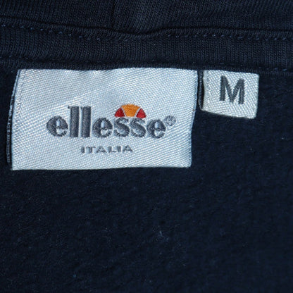 Mens UK Size M ellesse Blue Full Zip Hoodie
