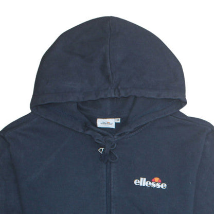 Mens UK Size M ellesse Blue Full Zip Hoodie