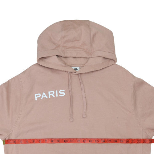 Mens UK Size L Nike Beige Pullover Hoodie