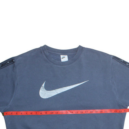Mens UK Size L Nike Blue Pullover Sweatshirt