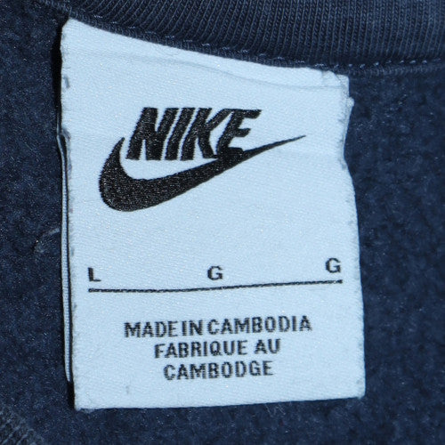 Mens UK Size L Nike Blue Pullover Sweatshirt