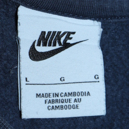 Mens UK Size L Nike Blue Pullover Sweatshirt