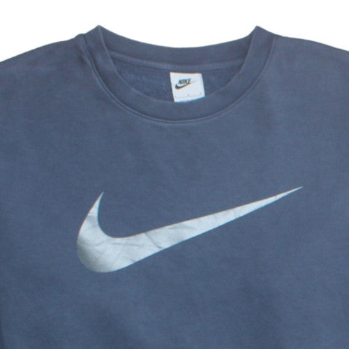 Mens UK Size L Nike Blue Pullover Sweatshirt