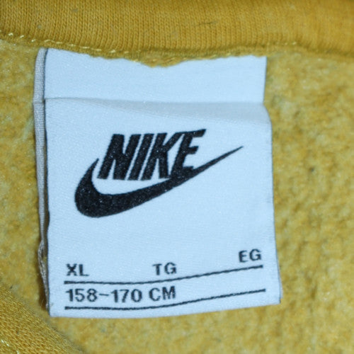 Boys UK Size XL Nike Yellow Pullover Hoodie