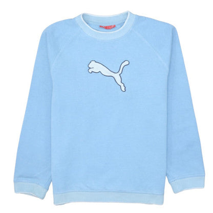 Puma Boys Blue Crew Neck Sweatshirt XL (14-15 Years) Cotton Blend