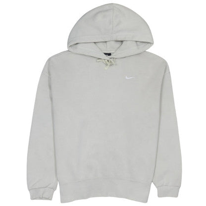 Womens UK Size M Nike Beige Pullover Hoodie