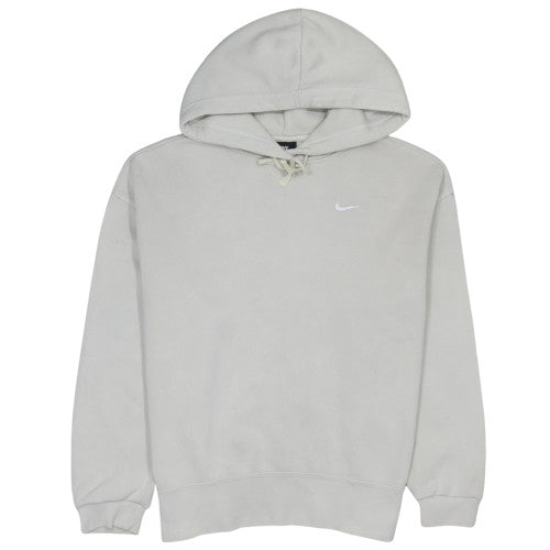 Womens UK Size M Nike Beige Pullover Hoodie