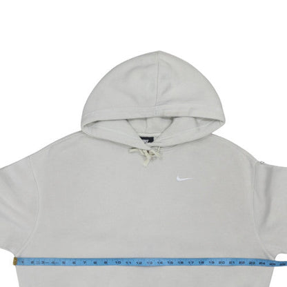 Womens UK Size M Nike Beige Pullover Hoodie