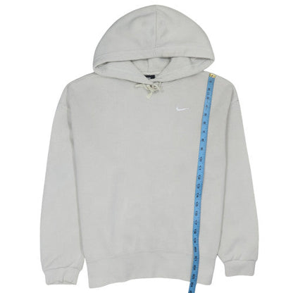 Womens UK Size M Nike Beige Pullover Hoodie