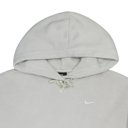 Womens UK Size M Nike Beige Pullover Hoodie