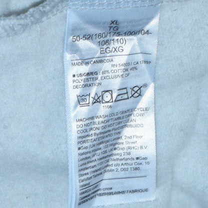 Mens UK Size XL Gap Grey Pullover Hoodie