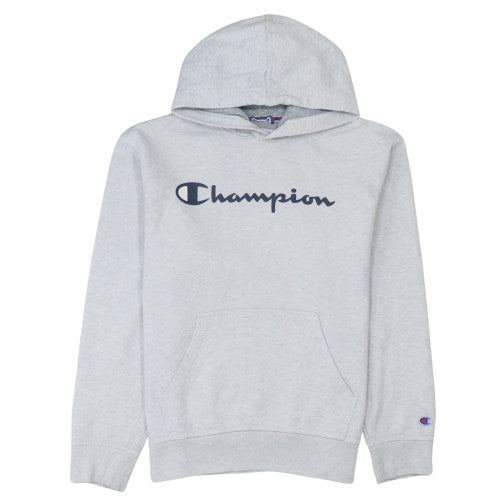 Mens UK Size M Champion Grey Pullover Hoodie