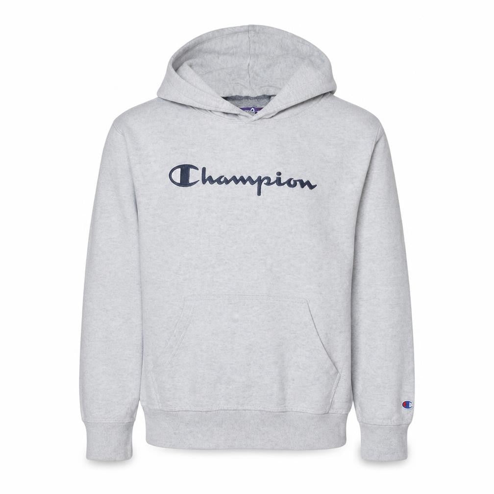 Mens UK Size M Champion Grey Pullover Hoodie