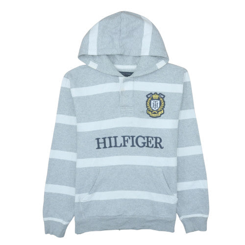 Mens UK Size M Tommy Hilfiger Grey Pullover Hoodie