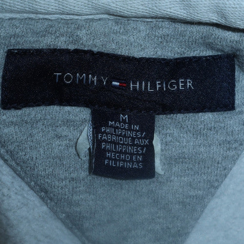Mens UK Size M Tommy Hilfiger Grey Pullover Hoodie
