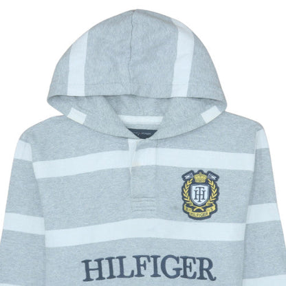 Mens UK Size M Tommy Hilfiger Grey Pullover Hoodie